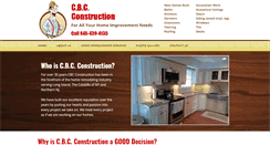 Desktop Screenshot of cbcconstruction.net
